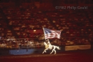 Rodeo Rider, American flag, Louisiana State Fair, Shreveport